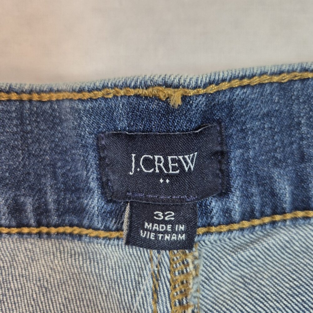J Crew Stretch Shorts Womens Size 32 Blue Jean Cuffed (56) - Picture 3 of 8